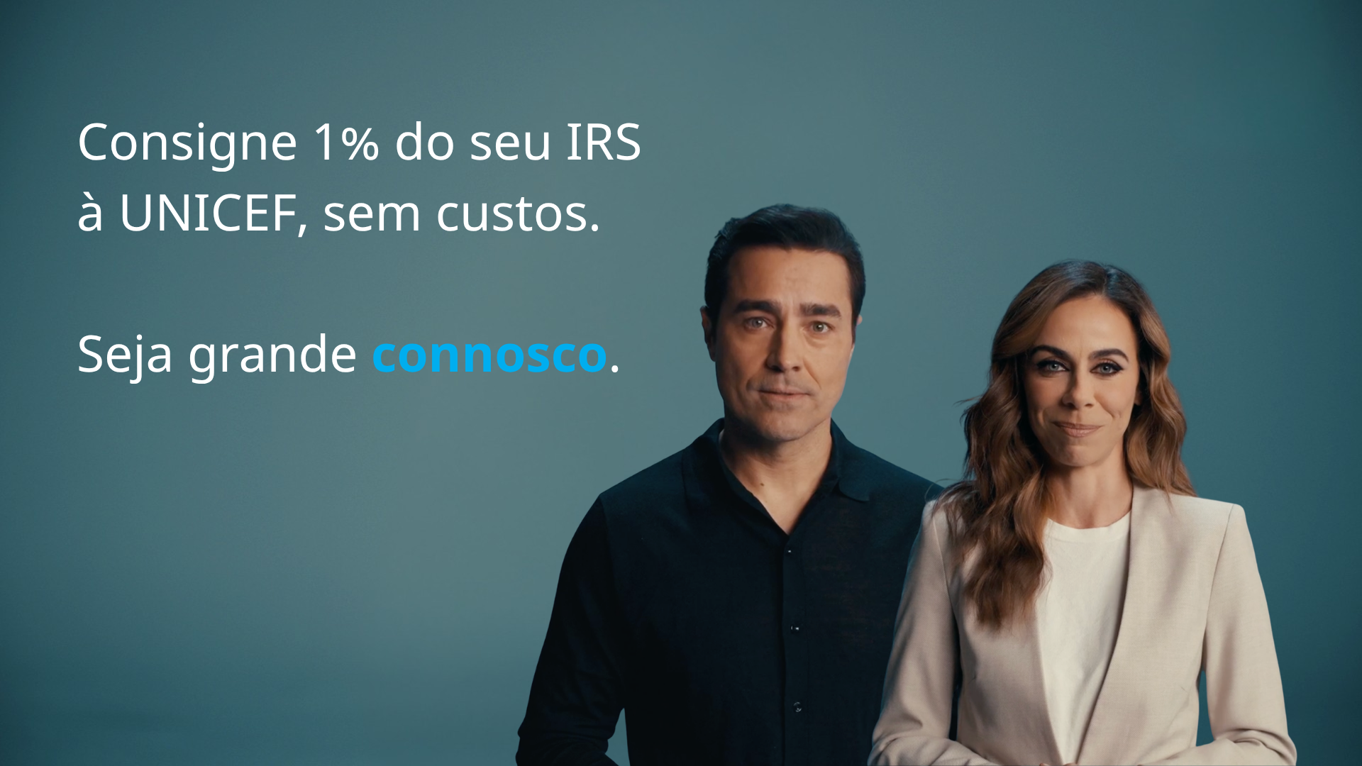 “O que vai fazer quando for grande?”: Filomena Cautela e Ricardo Pereira juntam-se à UNICEF para apelar à consignação de 1% do IRS